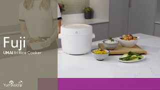 Fuji UMAI Induction Heating (IH) Rice Cooker With Handmade Ceramic Bowl (YUM-IH07) (0.7l/4 cup)