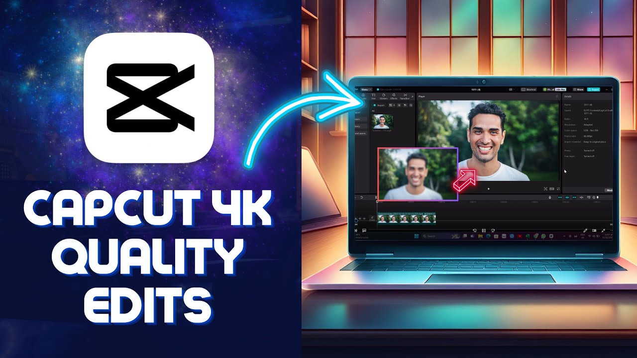 How To Get 4k Quality Edits In Capcut Pc Tutorial 2024 Youtube
