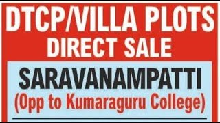 Plots for Sale in Saravanampatti Coimbatore