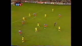 MONTPELLIER - NANTES-2-2     (TOUS LES BUTS : DIVISION 1 : SAISON 1994-1995)