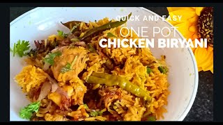 बस एक बर्तन मैं बनाये सबसे आसान चिकन बिर्याणी | Simple Chicken Biryani in One Pot for Bachelors