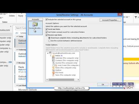 Change account names in Outlook 2013 Change account names in Outlook 2013