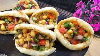 Stuffed kulche chole |famous street food recipe |chole kulche| bharwan kulcha |chatpata spicy snacks