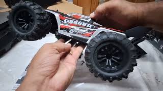 Unboxing Carro de controle remoto Conquer Rc 1/16 4x4 SCY16102