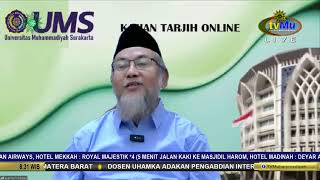 [LIVE] Kajian Tarjih Online UMS | 