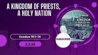 Bound By Love Exodus 19 1 14 March 2 2025 Sunday School Lesson The Back