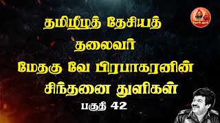 தமிழீழ தேசியத்  தலைவர் மேதகு வே பிரபாகரனின் சிந்தனை துளிகள் | Sinthanai Thulikal 42|  Prabhakaran