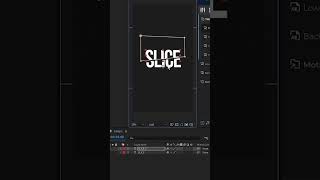 Easily Cut & Slice your Titles in After Effects