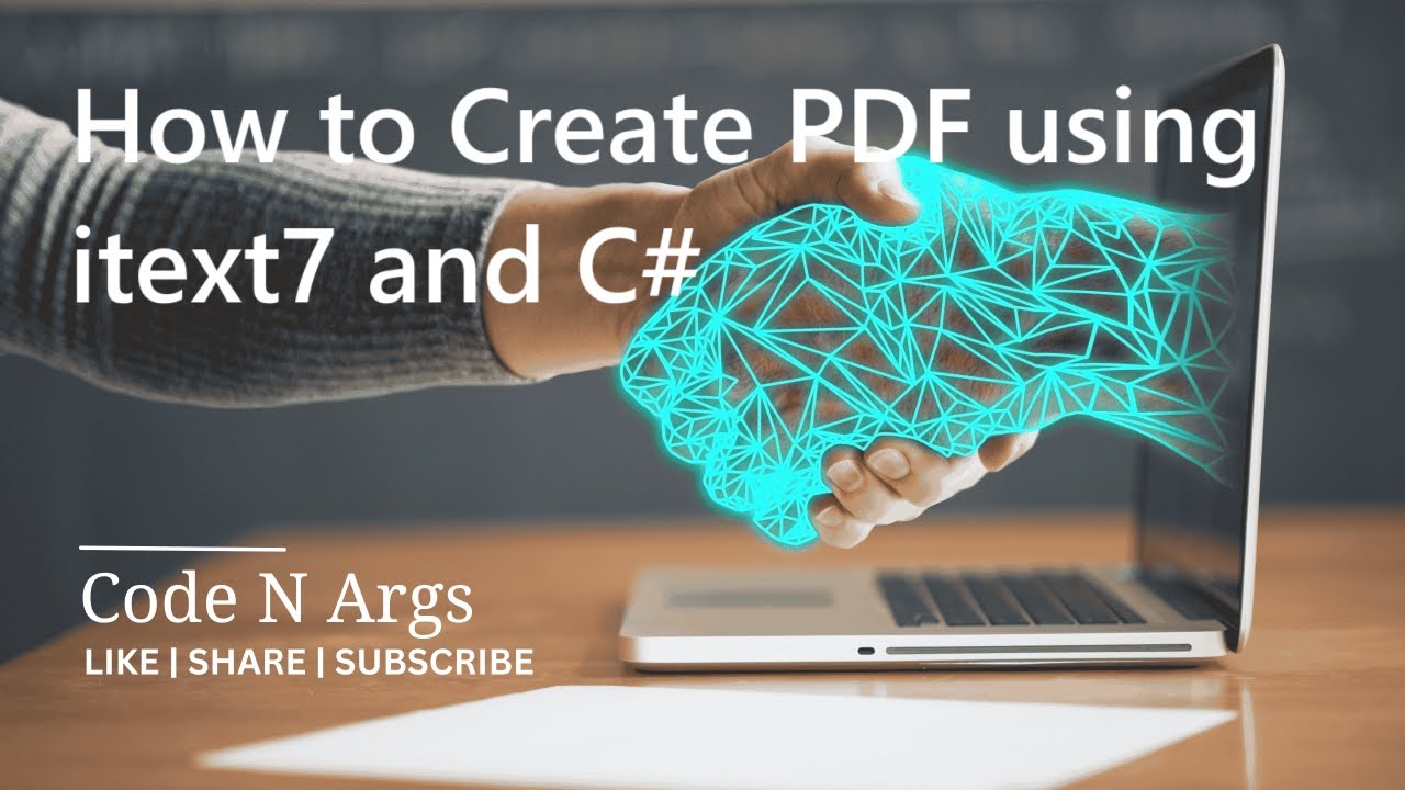 How To Create Pdf Using Itext7 And C For Both Web Asp Net Core And