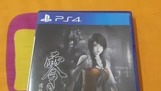 PS4 零::濡鸦之巫女开箱(fatal frame remastered unboxing)