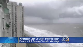 Waterspout Seen Off Coast Of Myrtle Beach