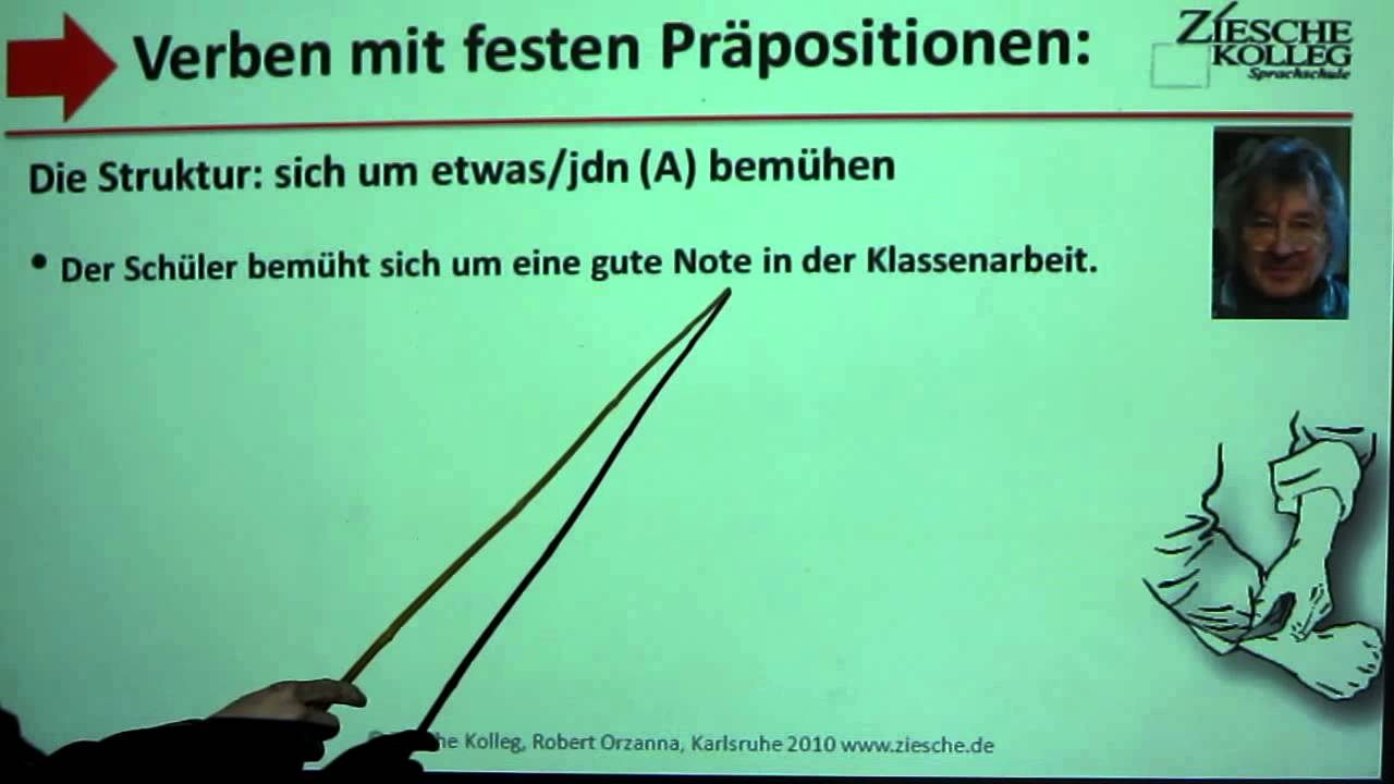 Deutsch Lernen A2 Das Verb_ _sich Bemühen Um A_ - YouTube