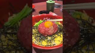 【千葉】とろける食感がたまらない和牛ユッケ丼【しゃぶしゃぶ将泰庵】