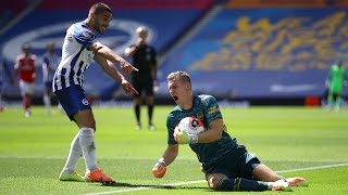 La terrible blessure de Bernd Leno contre Brighton!