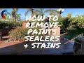 how to remove paint sealers u0026 stains using strip away u0026 organic eco etch cleaner