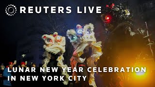 LIVE: People in New York's Chinatown celebrate the Year of the Snake