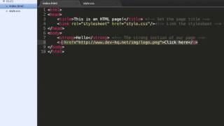HTML & CSS Tutorial: Hyperlinks and Lists!