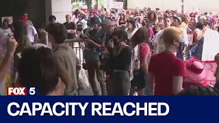 'Stop Cop City' demonstrators turned away from City Hall | FOX 5 News