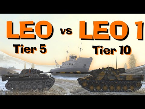 WOT Blitz Puede Leopard Destruir Leopard 1