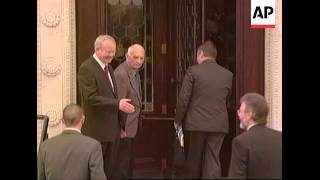 Paisley, McGuinness arrive for NI Assembly, prepare for joint govt.
