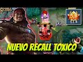 NUEVO RECALL TOXICO Y UNA PARTIDA OP CON LAPU MLBB ESP