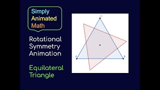 Rotational Symmetry Animation: Equilateral Triangle