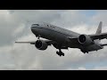 air china boeing 777 300 b 2039 landing london heathrow 27l