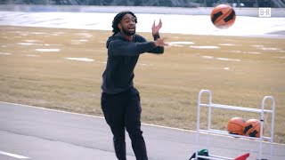 Chicago Bulls’ Coby White Takes On Nate Robinson’s Obstacle Course