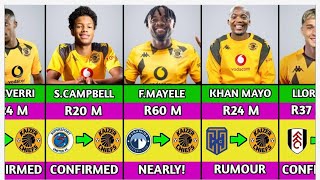 🚨ALL CONFIRMED KAIZER CHIEFS TRANSFER NEWS & ALL RUMOURS 2024