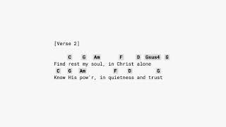 Still - Hillsong (NO CAPO/ LYRICS / guitar play along)