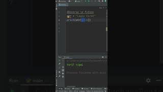 Reverse a String Easily in Python | Logic First Tamil | #Shorts