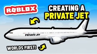 Creating a PRIVATE JET In Cabin Crew Simulator (Roblox)