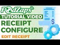 Receipt Configure/Edit Receipt | FoodZaps Tutorial Video | by Tai Yong Seng_Sabah Dealer