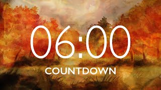 6 Minute Fall Leaves Timer with Relaxing Music and Alarm 🎵⏰