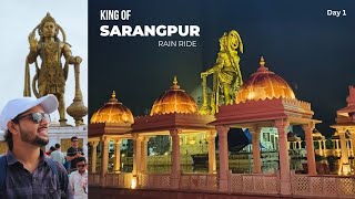 😳 king of sarangpur || full rain ride ||