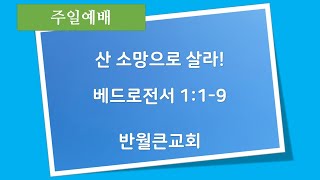 산 소망으로 살라!