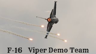 USAF F-16 Viper Demo Team,  Vapor show at Power in the Pines Airshow 2023