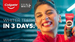 New Colgate Visible White O2, a teeth whitening revolution, that whitens teeth in just 3 days*