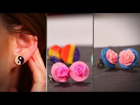 DIY Fashion | Custom Stud Earrings | Designer DIY DIY Fashion | Custom Stud Earrings | Designer DIY