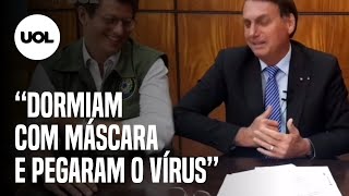 Bolsonaro ironiza infectados por covid, critica índios e \