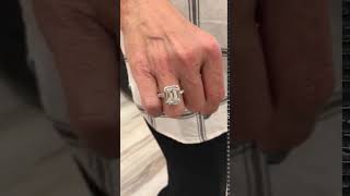 2.90ct GIA certified Emerald Cut Diamond Ring