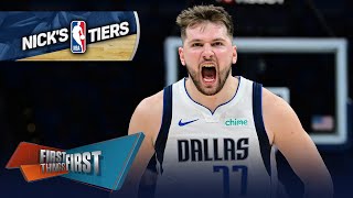 Mavs ‘lurking dangerously’ in Nick’s Tiers & Did LeBron recruit Mitchell? | NBA | FIRST THINGS FIRST