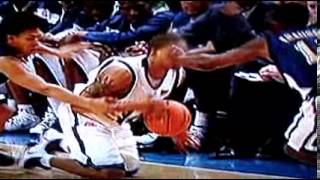 Allan Ray has his eye poked out during basketball game!