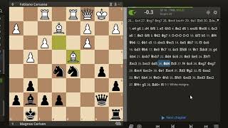 Magnus Carlsen Vs Fabiano Caruana | Norwey Blitz 2019 | Analyse by stockfish 16 ✅😱