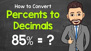 How to Convert Percents to Decimals | Math with Mr. J