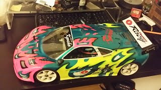 Kyosho FW-04 SuperTen remote control car with OS Max FS-26 4-stroke