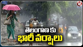 Heavy Rains Likely To Telangana For Next 3 Days | Weather Report | V6 News