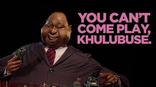 Khulubuse in the cold as comrades play with their own