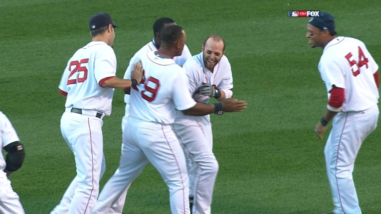 Pedroia Ends The Game In Walk Off Fashion Youtube