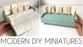 DIY Miniature Convertable Sofa Bed